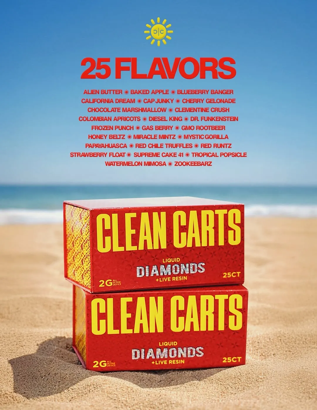 Clean Carts 2g Bulk (25ct /100ct)
